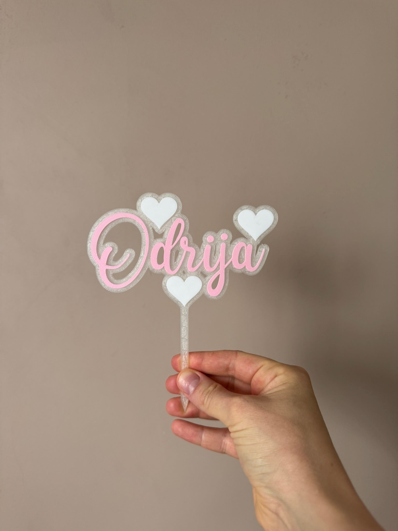 Personalizēts kūkas toperis — izvēlies dizainu